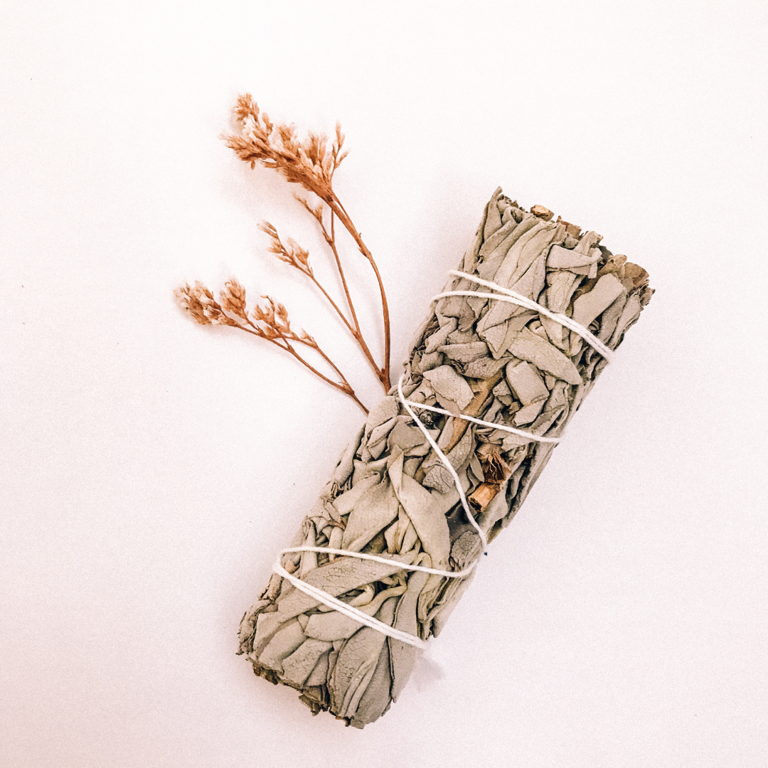 Räucherbündel Weißer Salbei -White Sage - 1 Stück