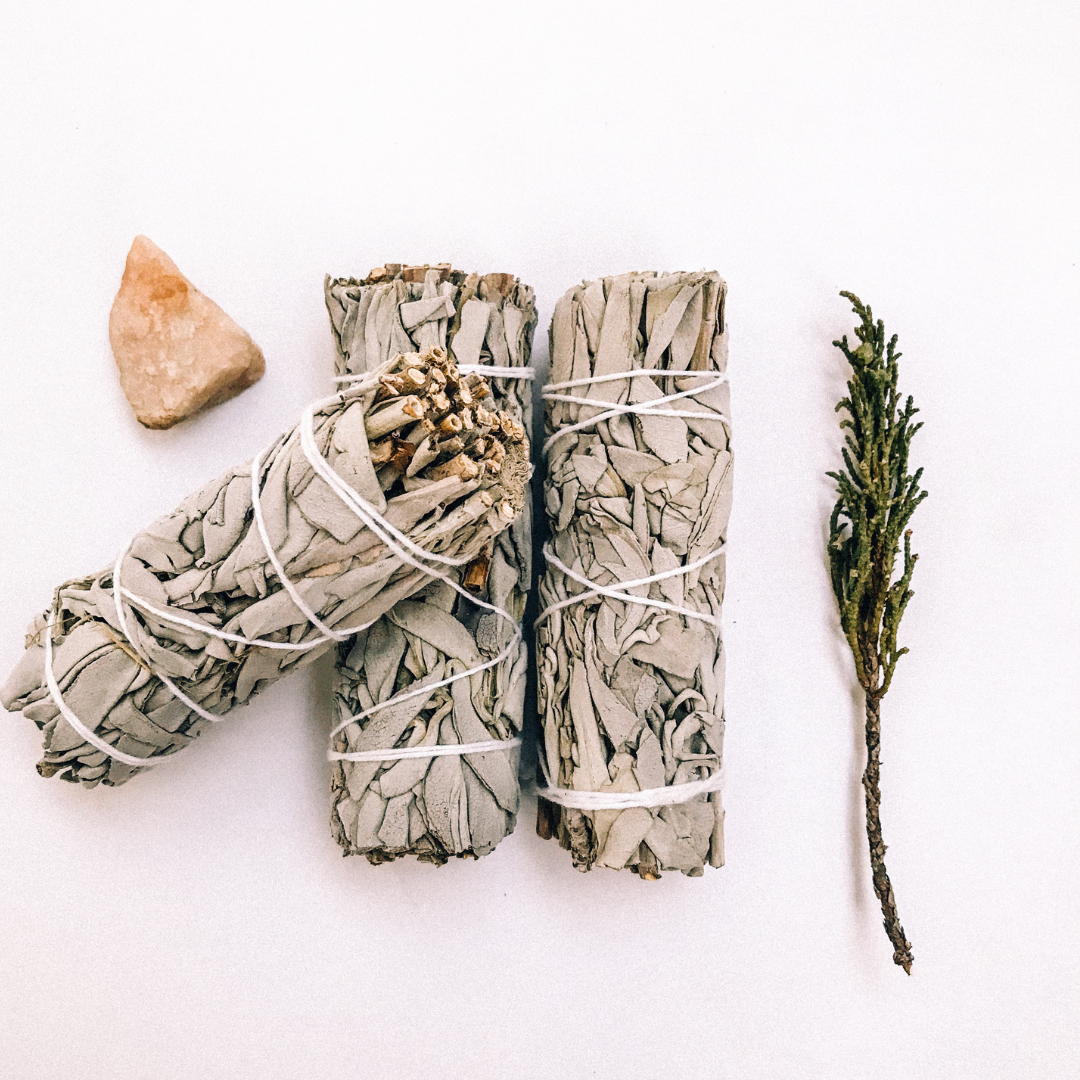 Räucherbündel Weißer Salbei -White Sage - 3 Stück