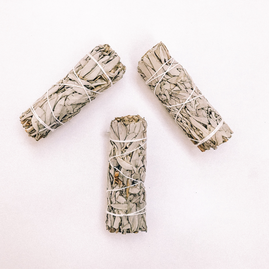 Räucherbündel Weißer Salbei -White Sage - 3 Stück