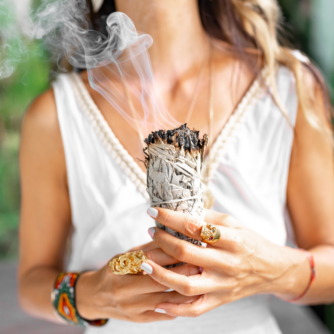 Räucherbündel Weißer Salbei -White Sage - 3 Stück