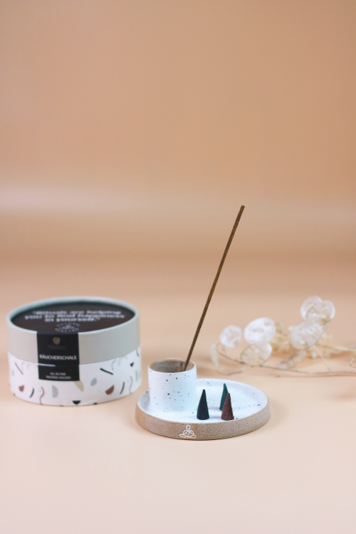 ALL IN ONE Keramik Räucherschale