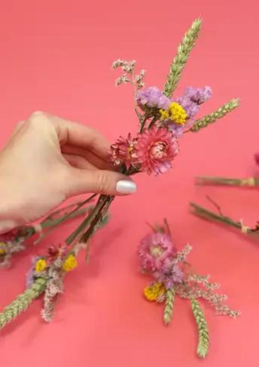 Mini- Trockenblumenstrauß