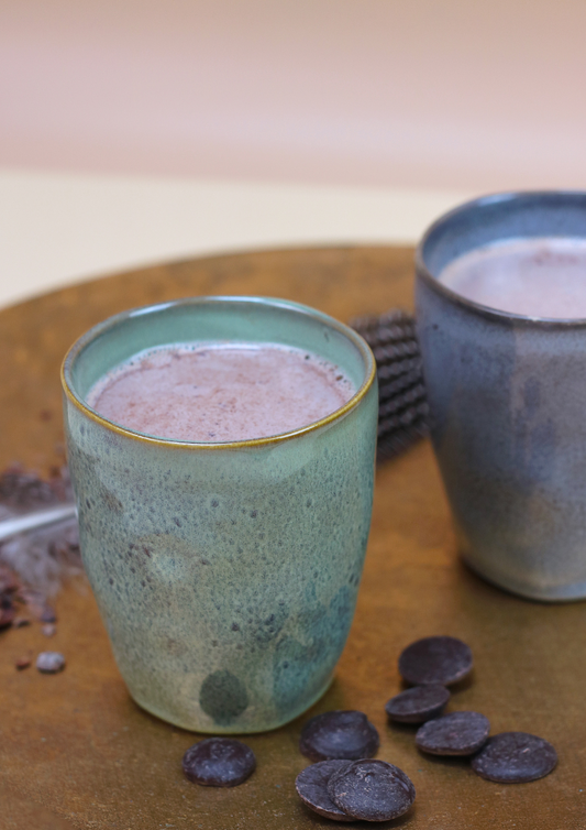 Tasse ‚ Kakao Zeremonie‘ Keramik Grün