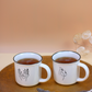 Tasse ‚Line Art‘ aus Keramik