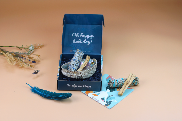 Smudge Kit – Starter- Räucherset mit Abalone Muschel