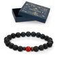 Chakra Perlen Armband 8 mm Naturstein – Yoga Armband aus Naturstein und Heilsteinen Geschenk für Mann und Frau in Geschenkbox